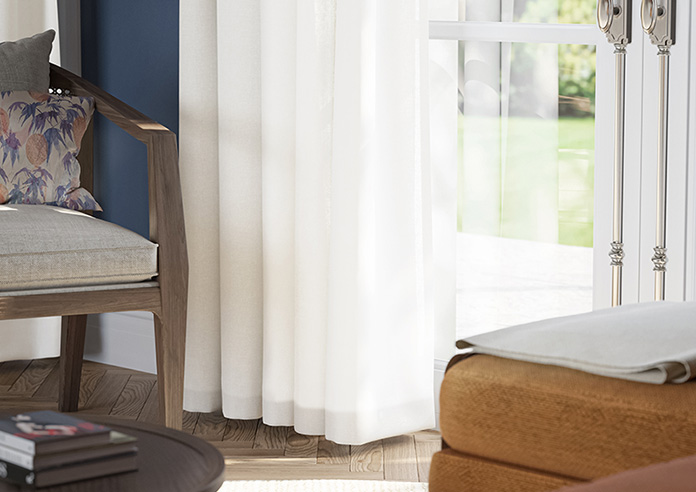 Pescara Voile, Snow White - Made to Measure Curtains - Image 5